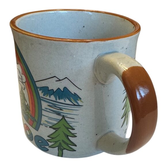 ©️R.T.S.I.  Vintage Lake Tahoe Ceramic Mug With Mountain & Forest Design - Picture 5 of 8
